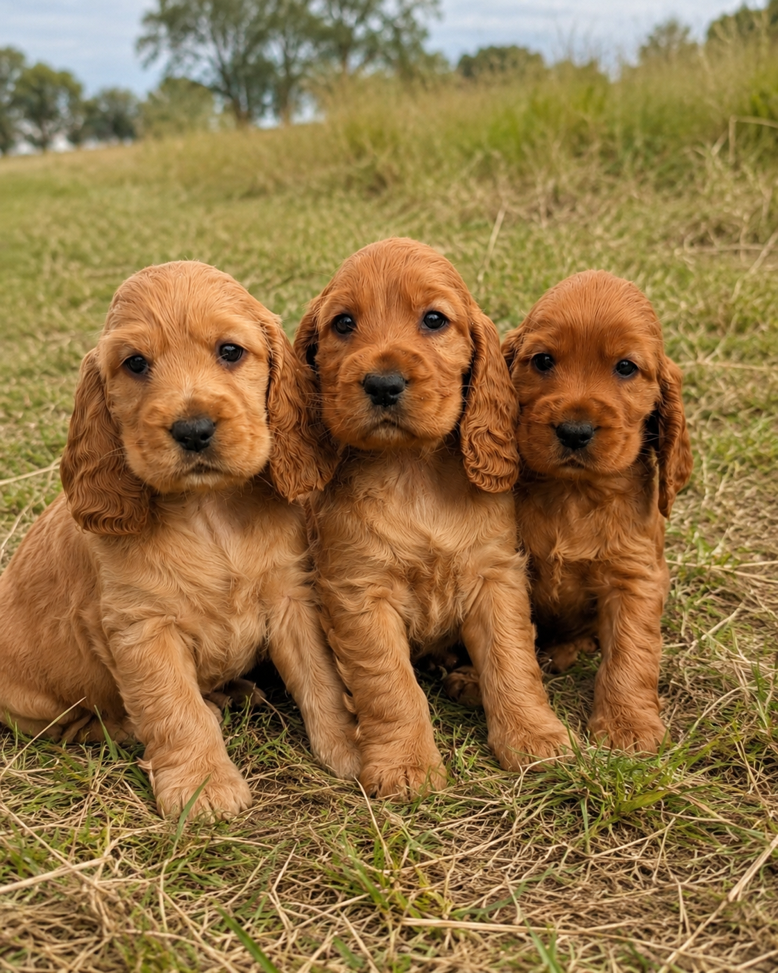 Once off pedigree litter of Golden Cocker Spaniels
